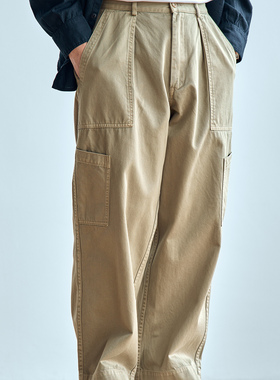 老芬staph日本进口面料纯棉蜡染机械师裤休闲裤 MECHANIC PANT