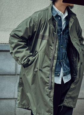 staph老芬M65 fishtail parka鱼尾帕克工装两件套大衣配内胆 2022