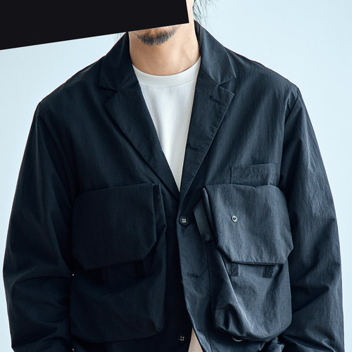 老芬staph日本进口面料机能西装工装防泼水西服外套