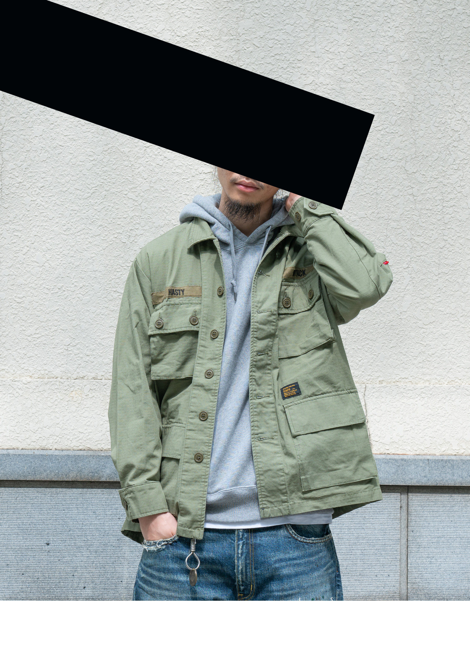 STAPH老芬JUNGLE LS/SHIRT.工装军事风日潮多袋四袋外套夹克