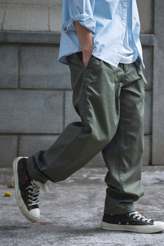 日本进口面料锥形宽松休闲裤