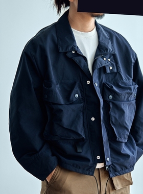 staph老芬日本进口尼龙机能防泼水面料工装夹克外套