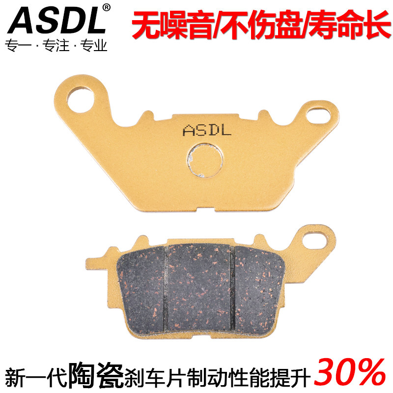 踏板摩托车后刹车片适用雅马哈NMAX155配件125前碟刹片刹车皮改装