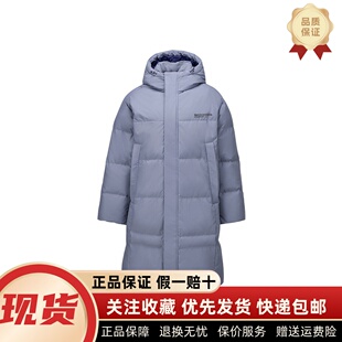 羽绒外套L425U014 防泼水宽松梭织长款 斯凯奇2025新款 秋冬男女款