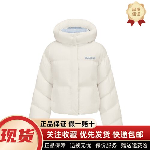 短款连帽外套轻便保暖运动羽绒服