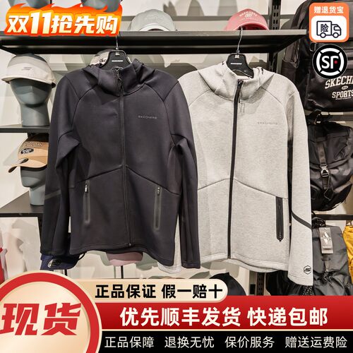 Skechers斯凯奇针织连帽外套