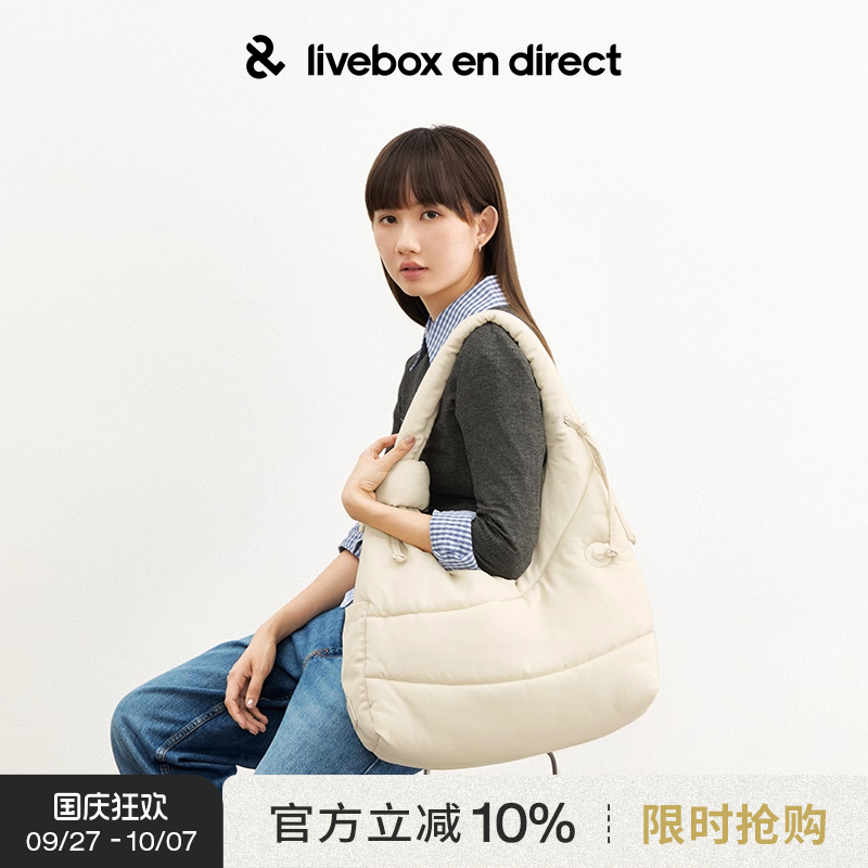livebox大容量单肩包女秋冬