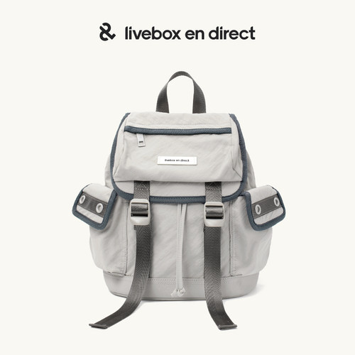 LIVEBOX双肩包女通勤书包旅游轻便休闲运动户外徒步小型背包