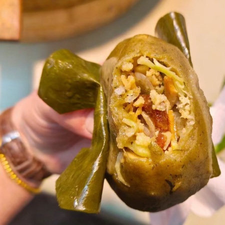 温州特产湖岭清明饼咸味即食清明果10个装糯米手工现做早餐夜宵