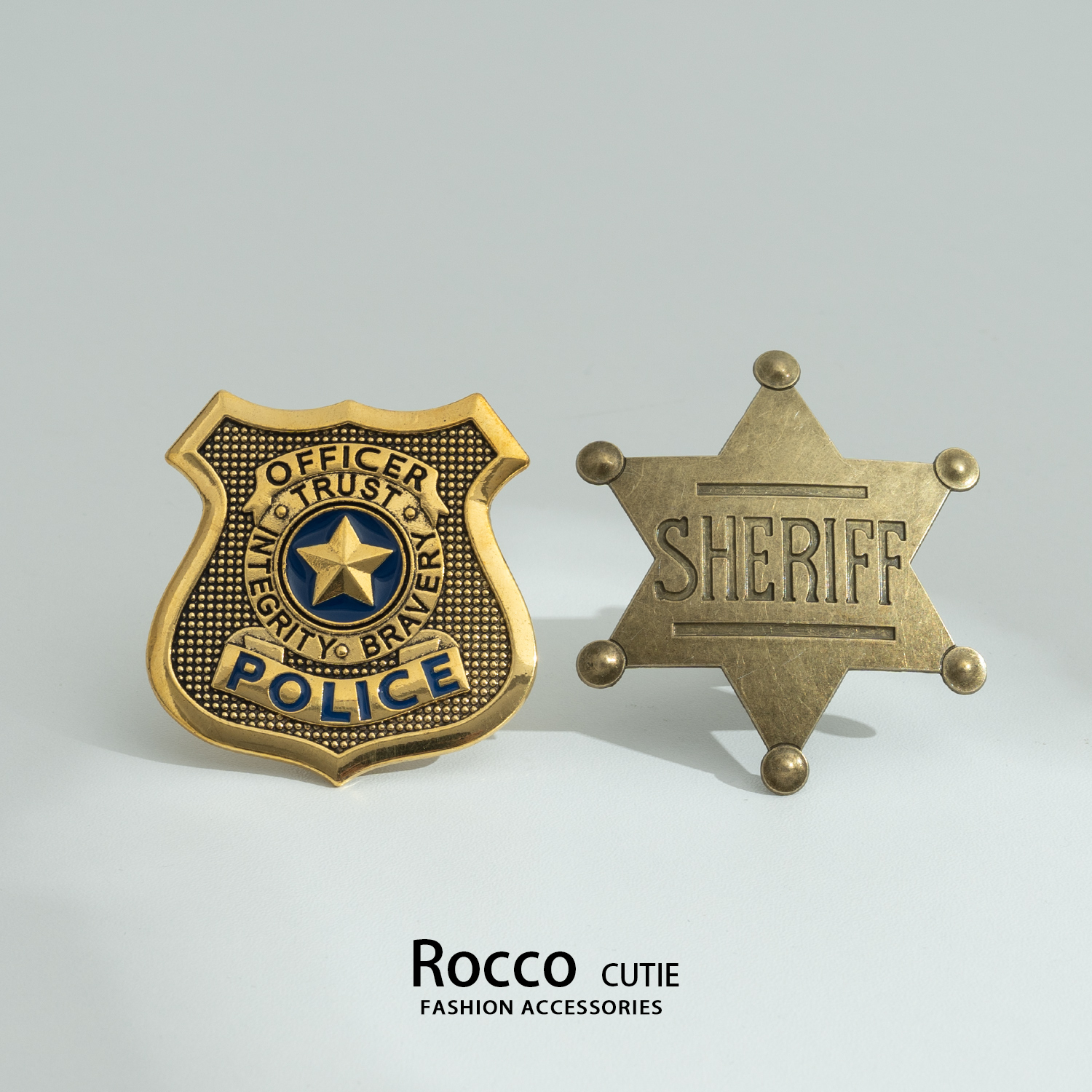 朱迪兔子警官徽章迪士尼疯狂动物城胸针周边cos卡通衣服别针配饰