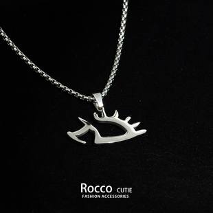 赵雷同款的小刺猬项链钛钢不掉色音乐节配饰应援物料挂件吊坠饰品