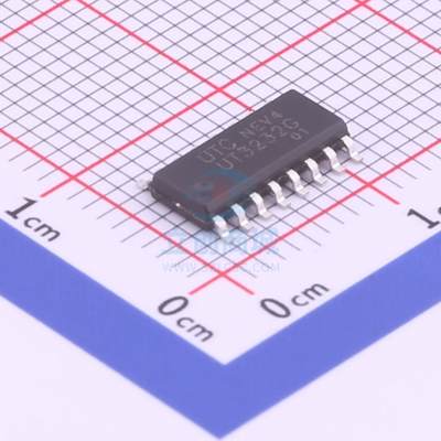 RS232芯片 UT3232G-S16-R SOP-16_150mil UTC(友顺)