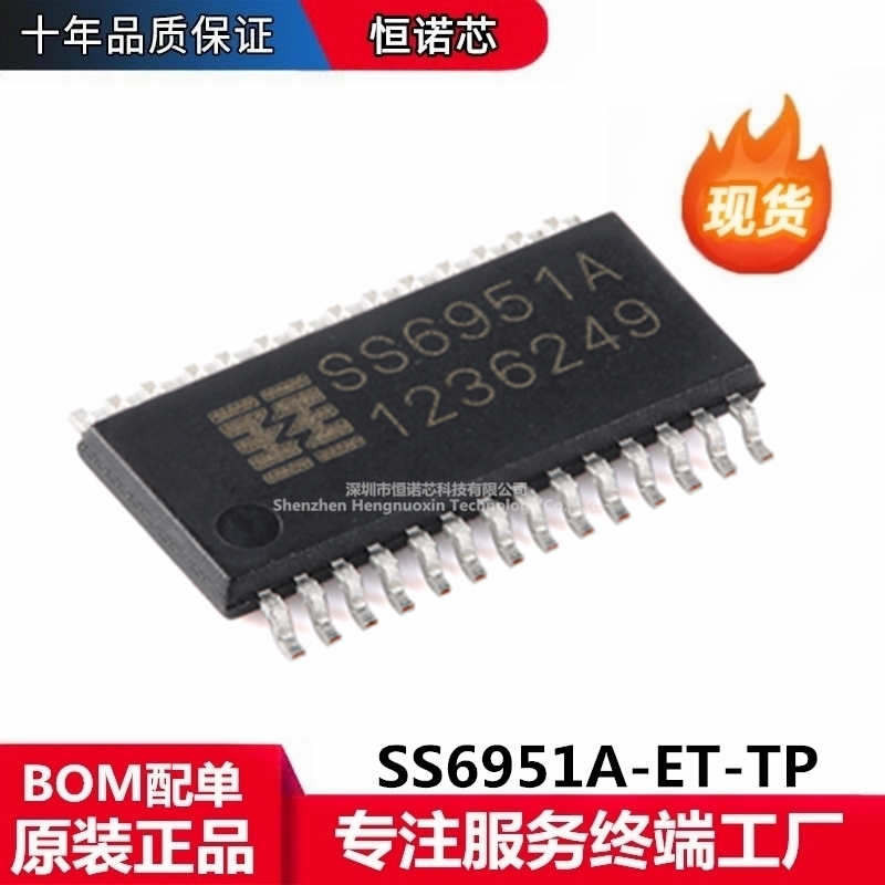 原装正品 SS6951A-ET-TP ETSSOP-28 双通道H桥电流控制电机驱动器