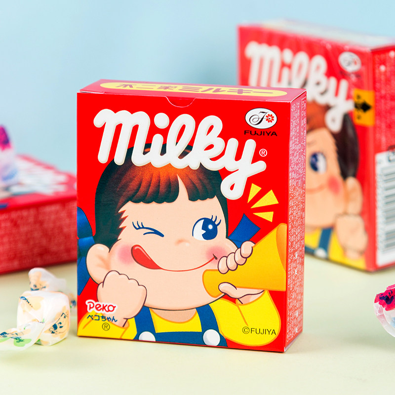 日本进口 不二家牛奶妹FUJIYA浓香牛奶糖果结婚喜糖儿童零食盒装