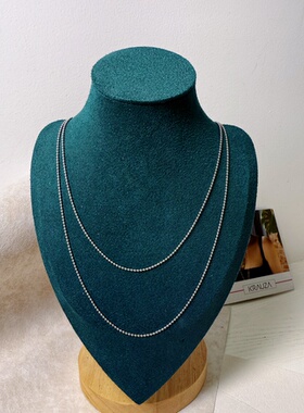 意大利进口 925银项链专柜品质  超长99cm 可任意搭配 毛衣链A482