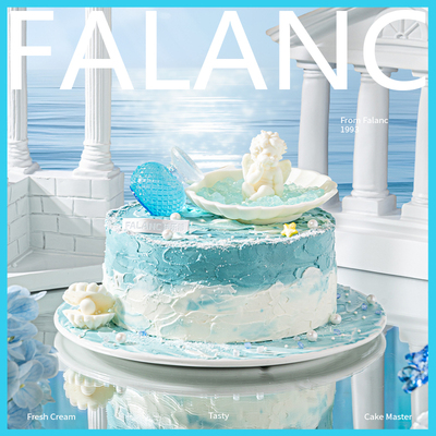 FALANC海洋之心动物奶油生日蛋糕北京上海杭州深圳成都同城配送