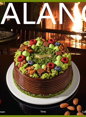 FALANC迪拜巧克力动物奶油生日蛋糕北京上海杭州深圳成都同城配送