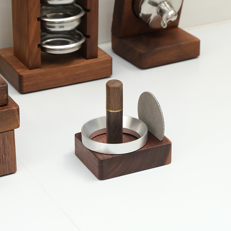 接粉环布粉针分水网收纳座多功能咖啡器具置物座胡桃木,餐饮具,配套器具,淘宝优惠券,粉丝福利购,淘宝优惠卷