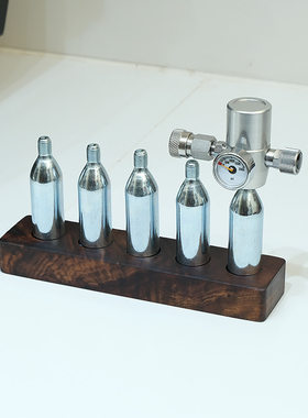 气动咖啡机减压阀二氧化碳co2不锈钢8mm母头16g气瓶阀恒压10bar