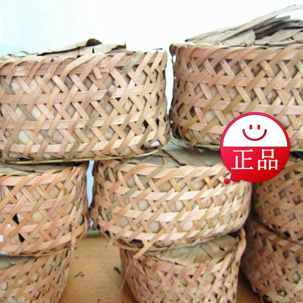安茶 2007年安幑 孙义顺六安茶 竹篓安茶500g/个黑茶