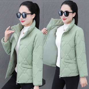 中老年妈妈保暖棉袄立领厚外套 时尚 羽绒棉服女冬季 2025新款