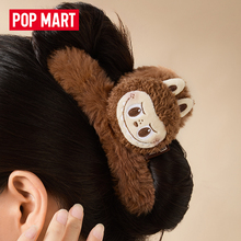 POPMART泡泡玛特THEMONSTERS经典LABUBU毛绒抓夹发夹女生周边圣诞