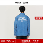 TEDDY25年秋季 新款 时尚 NOISY 字母刺绣男士 牛仔外套宽松休闲百搭