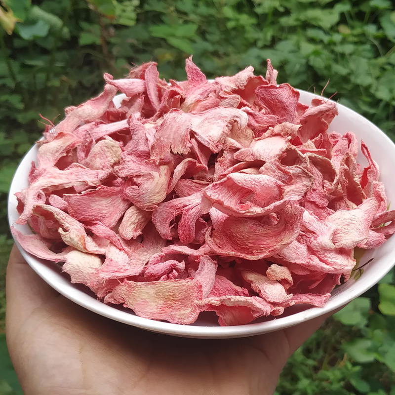 湖南传统特产手工红姜片特干咸甜味适中干果办公室小零食100克