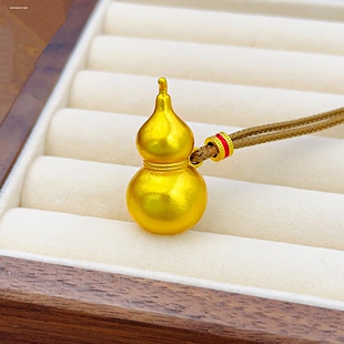 霖儿同款中式葫芦女王嘉尔金葫芦同款编织绳项链长款小众设计潮牌