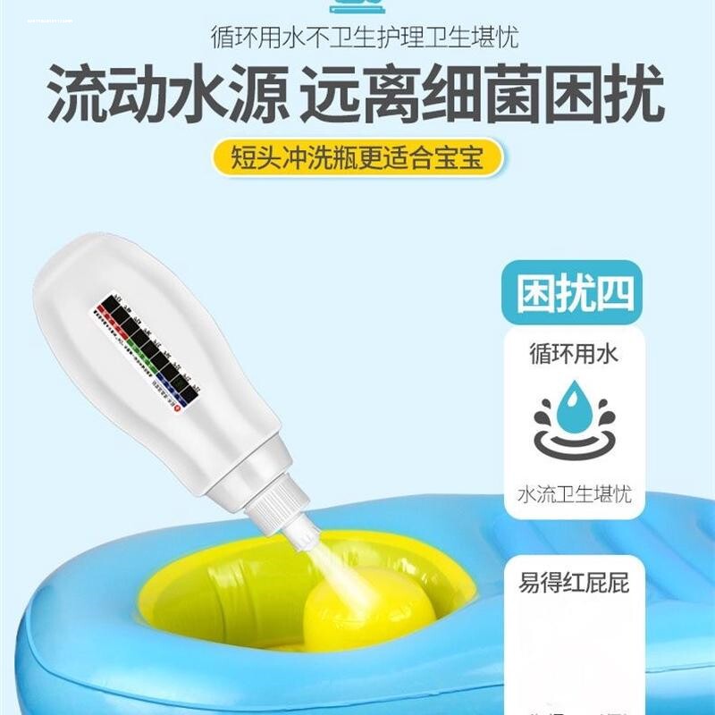 婴儿洗屁股神器女宝宝屁屁私处冲洗器便携式喷壶新生儿洗pp冲洗器图片