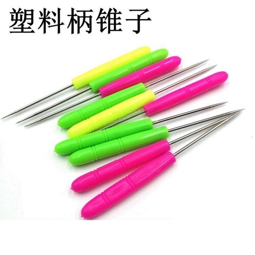 木柄锥子手工工具鞋锥子千枚通补鞋针打孔锥雕刻钢针耐磨葫芦锥子