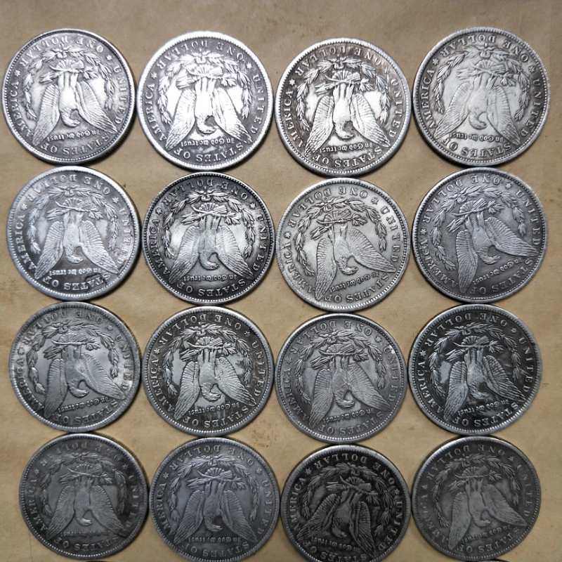 美国1887年1美元摩根女神银币少见年份仿钱币