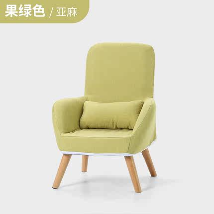 单人孕妇喂奶椅子折叠靠背哺乳椅儿童椅可拆洗日式迷你小沙发可爱