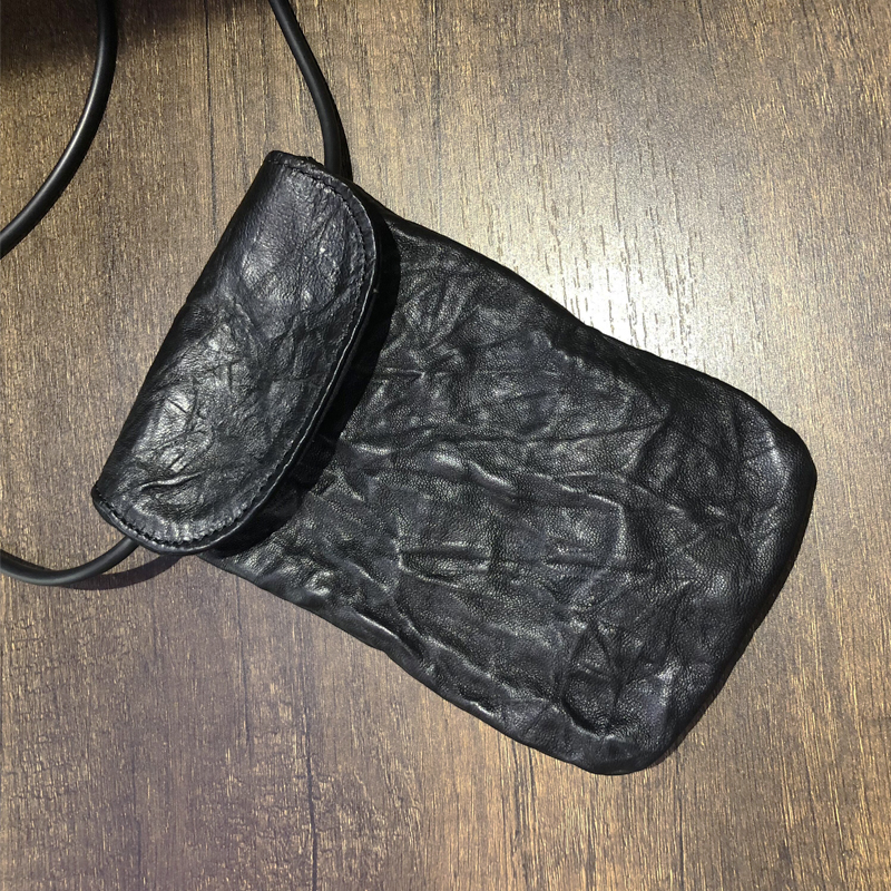 原创山本耀司新品yoji磁扣手机包