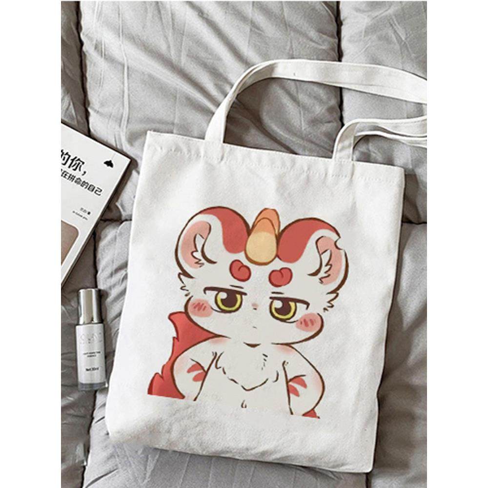 有兽焉周边帆布包高中生可爱皮皮天禄四不像兔爷卡通单肩手提袋潮,收纳整理,购物袋/环保袋/帆布袋,淘宝优惠券,粉丝福利购,淘宝优惠卷