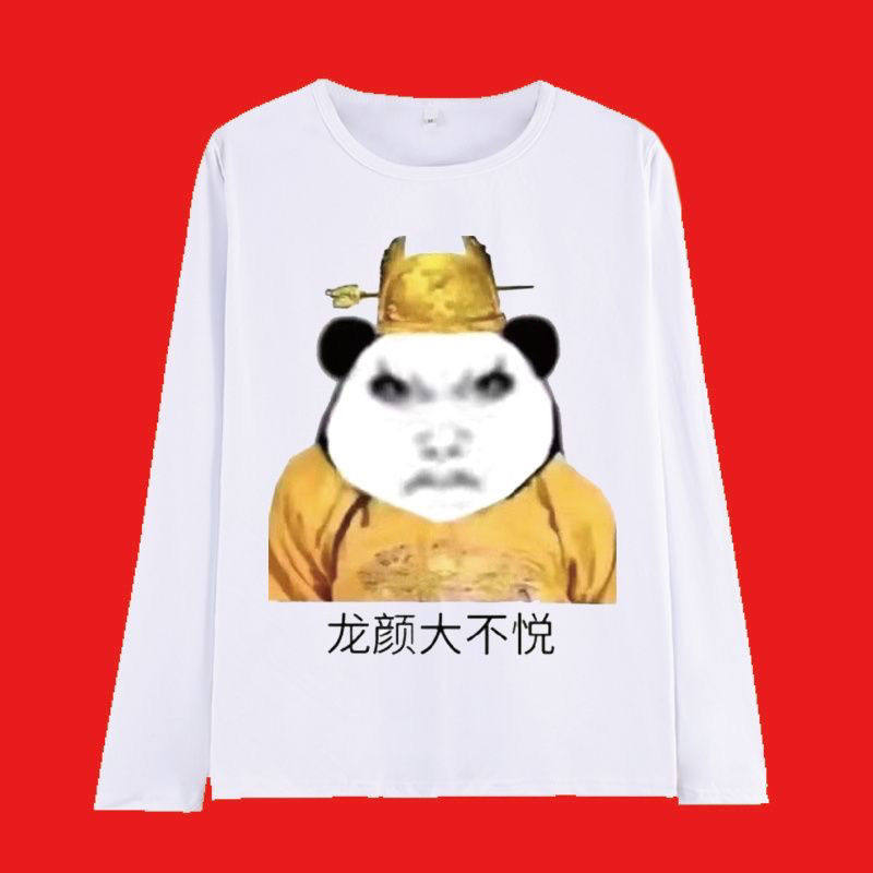 童装龙图龙玉涛男女长袖学生装恶搞斗图趣味上衣表情沙雕社恐衣服