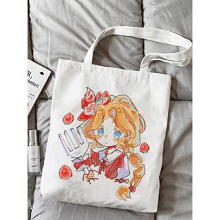 第五人格渔女周边帆布包单肩大容量学生装书补习手提袋定制带拉链