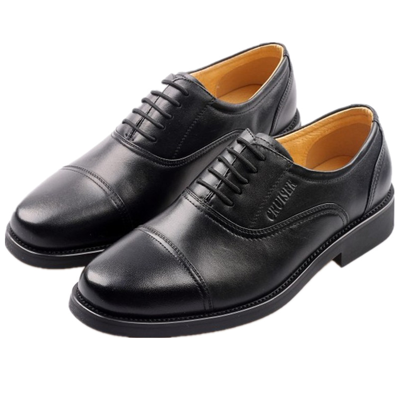 正装三接头单皮鞋真皮春秋季