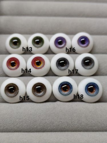bjd娃娃眼珠眼睛3分4分6分8分立体眼石膏眼真人风 10 12 14 16 18