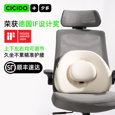 CICIDO凸点动态调节人体工学腰靠