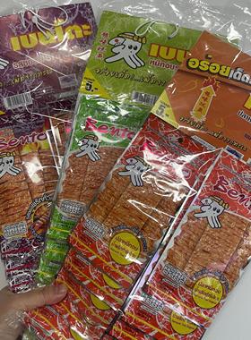 大促销：泰国辣片bento拌多乐超味辣条鱿鱼片4g*12包手撕即食鱿鱼