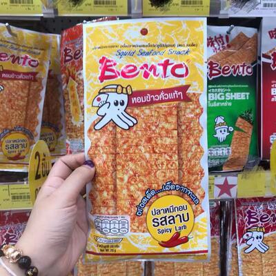 泰国代购Bento鱿鱼丝拌多乐甜辣
