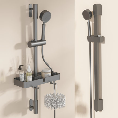 客丽不锈钢免打孔花洒升降杆