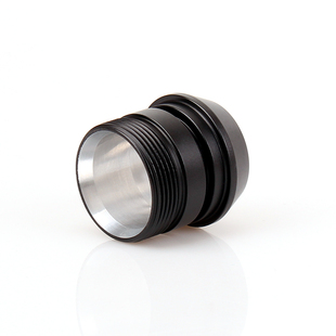 定做SUREFIRE E2C转接环三级硬极氧化兼容螺牙顺滑E1E/E2E/6P配件