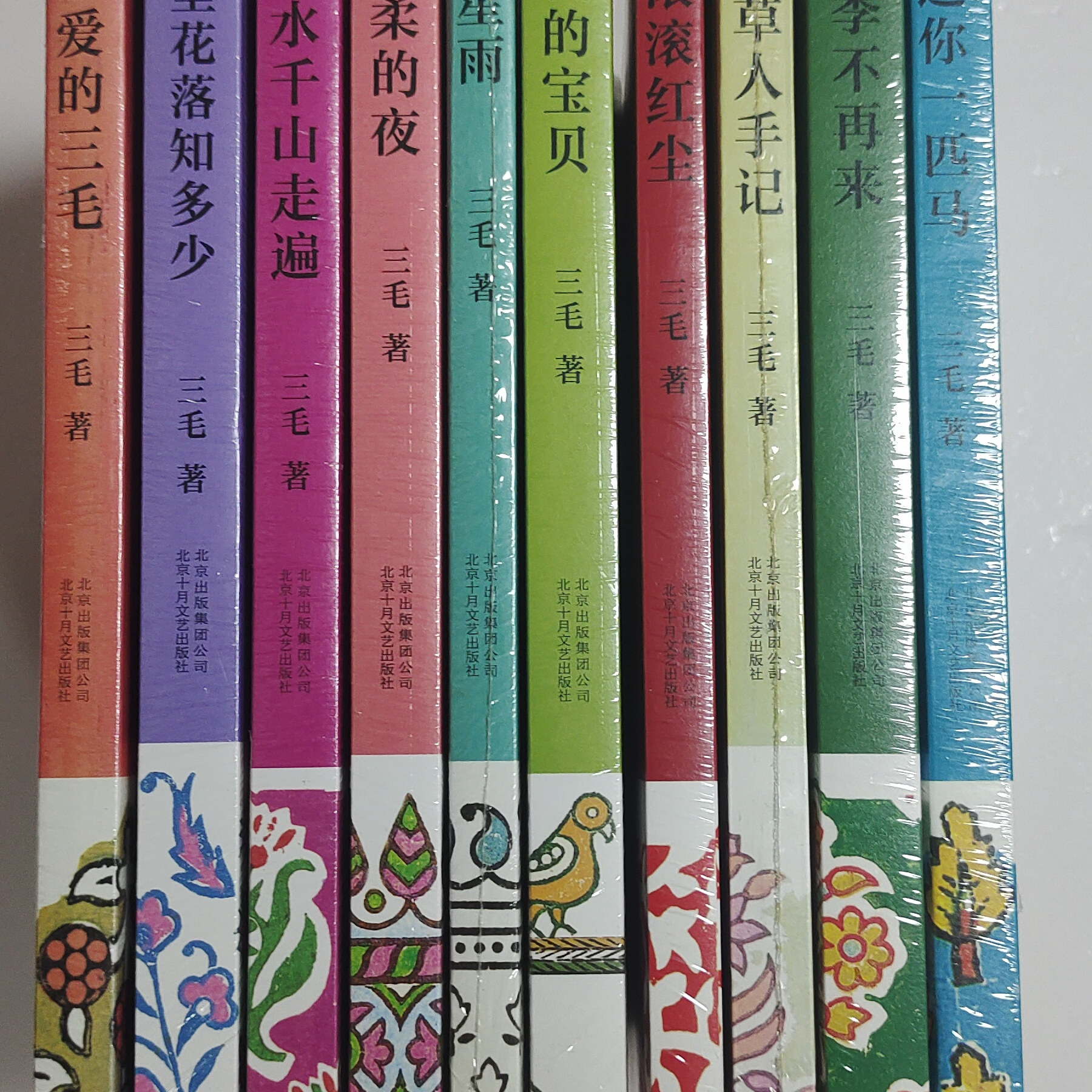 新经典 三毛全集10册：雨季不再来+稻草人手记+温柔的夜+亲爱的三毛+梦里花落知多少+滚滚红尘+我的宝贝+万水千山走遍等