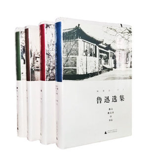 广西师范大学 鲁迅选集 全四册 鲁迅散文散文诗书信小说杂感 林贤治评注 新民说