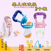 Thực phẩm cắn túi trái cây và rau nhạc trẻ sơ sinh thực phẩm bổ sung huấn luyện viên bé teether mol silicone cắn - Gutta-percha / Toothbrsuh / Kem đánh răng