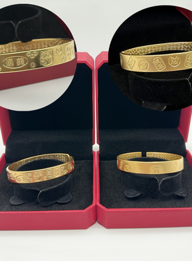 沙金足银s999女非遗花丝手镯