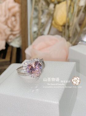 心形克拉lia女八箭爱心饰品桃心