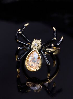 个性蜘蛛潮流戒指款时尚风暗黑